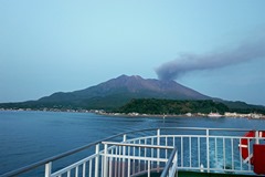 0502フェリーから桜島