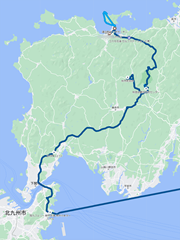 長門市→青海島→秋芳洞→別府弁天池→新門司港