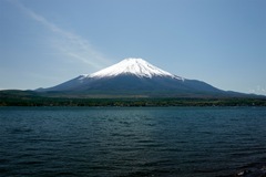 山中湖からの富士山