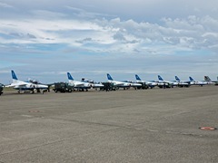 ブルーインパルス地上
